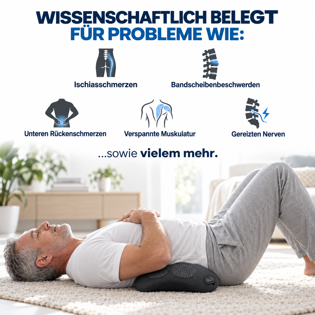 CalmSpine – Rückenmassagegerät mit Wärme