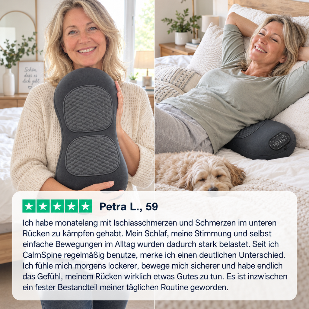 CalmSpine – Rückenmassagegerät mit Wärme