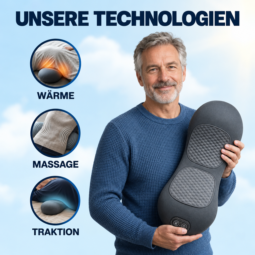 CalmSpine – Rückenmassagegerät mit Wärme