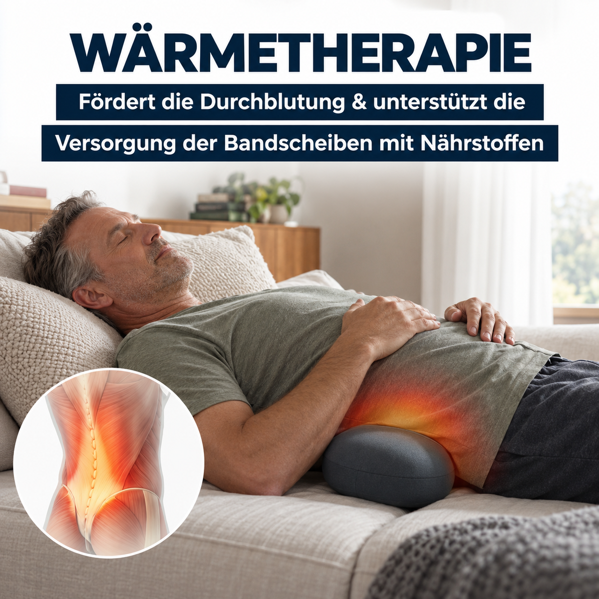 CalmSpine – Rückenmassagegerät mit Wärme